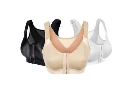 Plus Size Back Support Bra - 3 Colours!