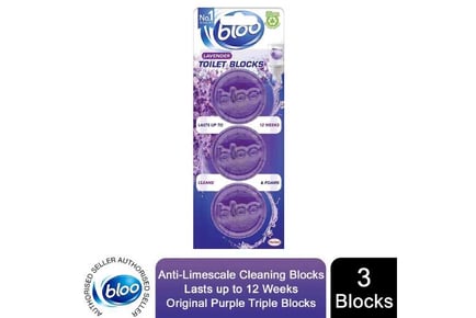 Bloo In-Cistern Marvel: Triple Pack of Purple Clean