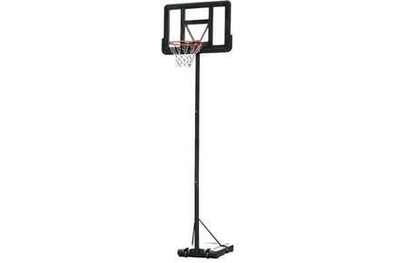 HOMCOM Freestanding Height Adjustable Basketball Hoop