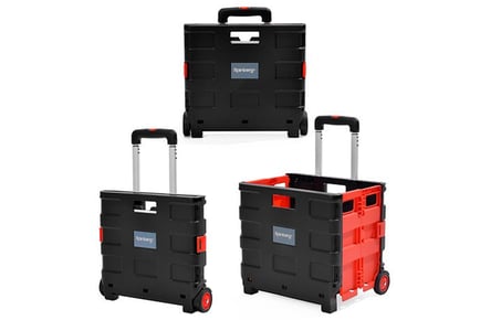 Rainberg Heavy Duty Foldable Crate Trolley