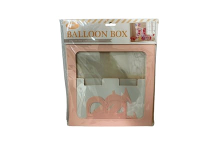 Baby Balloon or Gift Box - Pink & Blue