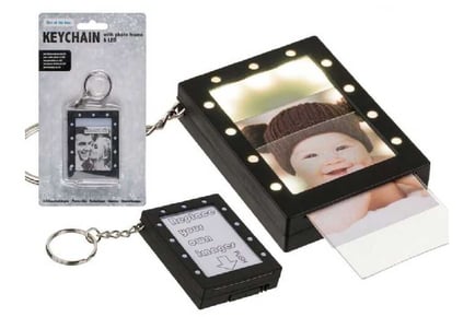 Photo Frame Keyring With Led