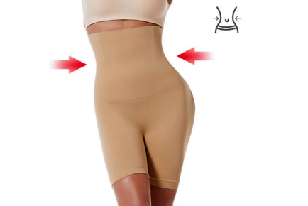 High Waist 'Butt Lifting' Shapewear Shorts - UK Sizes 4-20