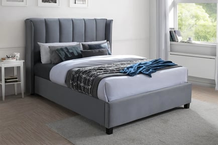 4ft6 Double Velvet Ottoman Bed Frame