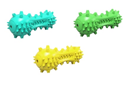 Teeth-Cleaning Rubber Chew Toy for Dogs