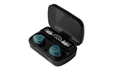 Stereo Sport Wireless Gaming Earphones with LED Display