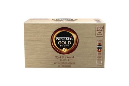 Nescafe Gold Blend Coffee 200 Sachets