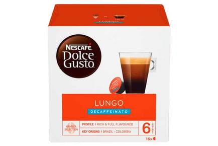 Nescafe DG Pods Caps Cafe Lungo Decaf