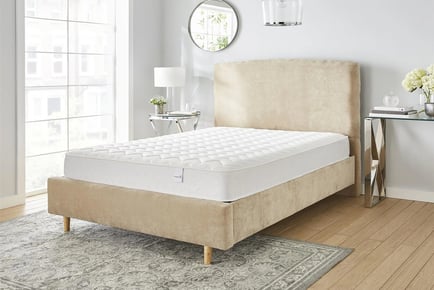 Zig Zag Extra Deep Sprung Memory Foam Mattress - 5 Size Options