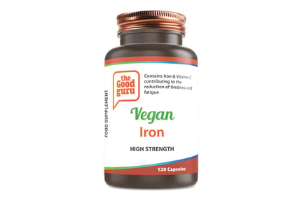 Two-Month Supply* Vegan Iron Tablets