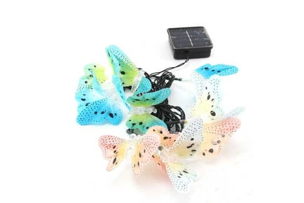 Solar Powered Butterfly Garden Lights