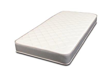 Kids Grey Core-Sprung Memory Foam Mattress