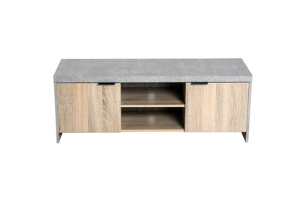 Modern Wooden TV Stand with Storage