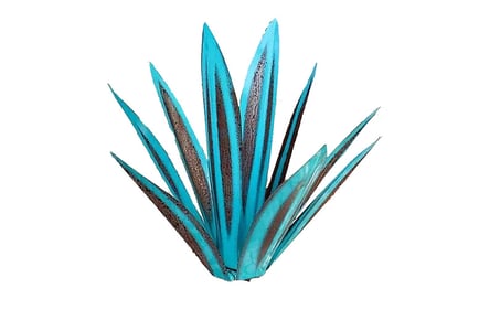 Handmade Metal Weatherproof Agave Garden Sculpture - 8 Colours & 3 Sizes