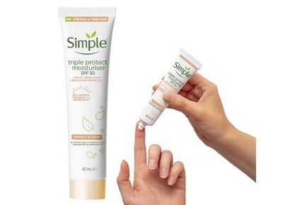 Simple Triple Protection Moisturiser