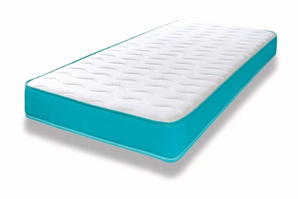 Kid's Aqua Blue Memory Sprung Mattress