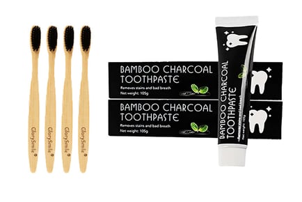 Bamboo Charcoal Teeth Whitening Set