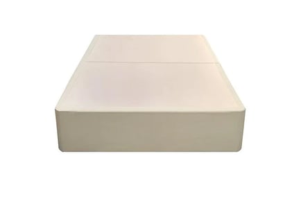 Upholstered Cream Divan Bed Base - 5 Size Options