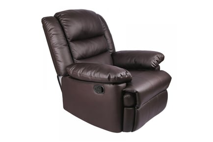 XF0H000H12N+XF0H000H13N BROWN / -: Leather recliner