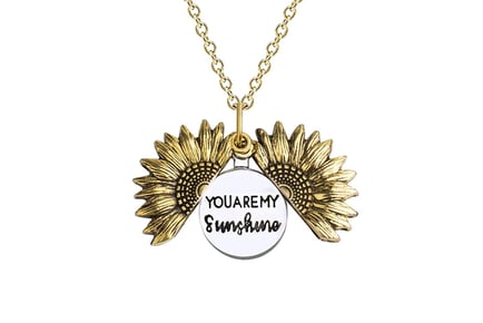 “You Are My Sunshine” Necklace - Gold, Silver, Rose Gold