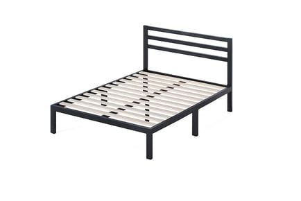 Metal Bed Frame With Optional Memory Foam Mattress