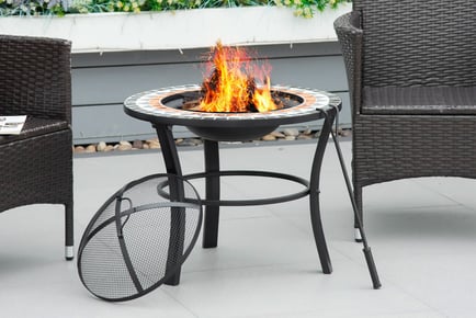 Mosaic Firepit Table