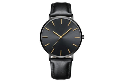 Men's Minimalist Quartz Watch