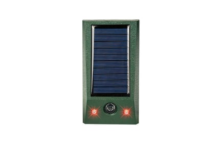 Solar Powered Ultrasonic Animal Repellent Device