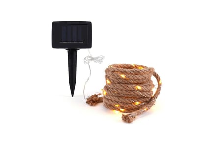 Hemp Rope LED Fairy Lights - 4 Options