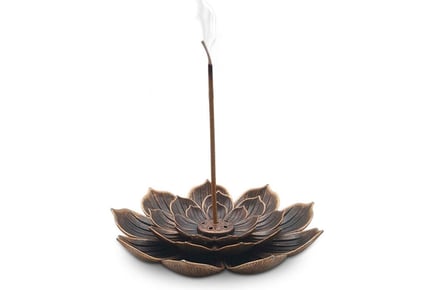 Lotus-Shaped Incense Burner - 1 or 2!