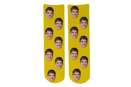 Personalised Novelty Face Socks - Add Your Photo!