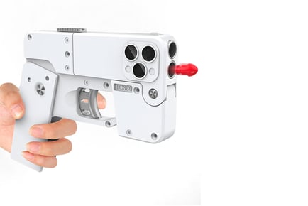 Adjustable Toy Phone Launcher - White or Raven!