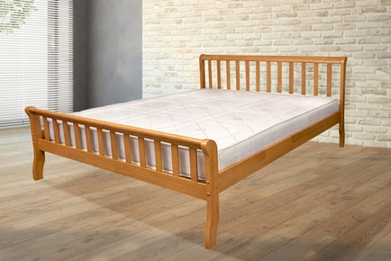 Milan Traditional Wooden Bed Frame - 3 Size Options