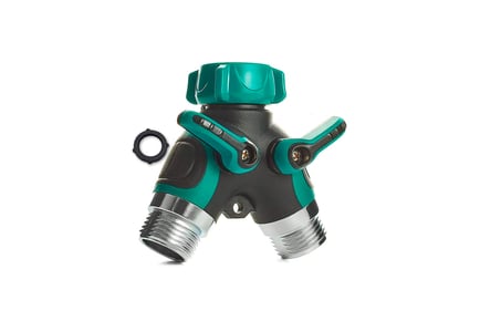 Two-Way Garden Hose Splitter