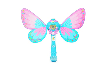 Kids Music Butterfly Bubble Wands - Pink or Blue!