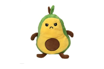 Cute Reversible Mood Avocado Plushie