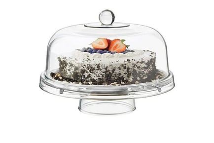 6-In-1 Multifunctional Clear Cake Stand