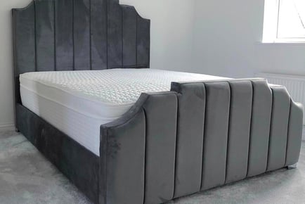 Art Deco Bed - 3 Sizes with Optional iDream Pocket Mattress!