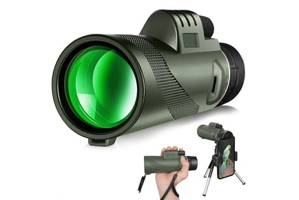Professional Monocular Telescope - Green or Black!