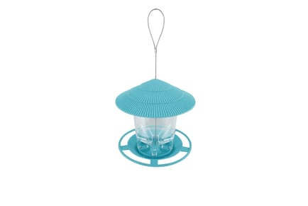 Plastic Bird Feeder - Navy, Grey or Brown