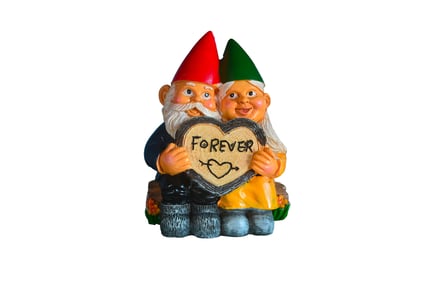 Garden Gnome Couples Statue