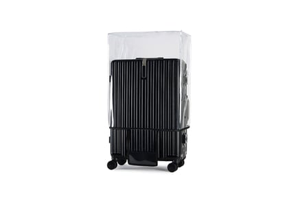 PVC Suitcase Protector - Clear or Black - 20-28” Sizes