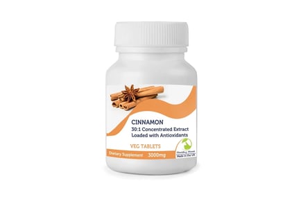 Cinnamon Tablets 3000mg - Up to 16mth Supply!