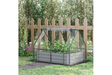 Outsunny Raised Garden Bed & Greenhouse