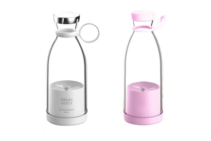 USB Rechargeable Mini Juicer - Pink Or White!