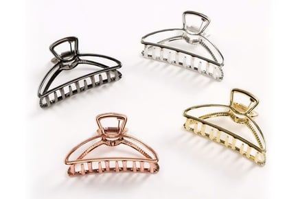 4 Large Metal Claw Clips - 4 Colours!