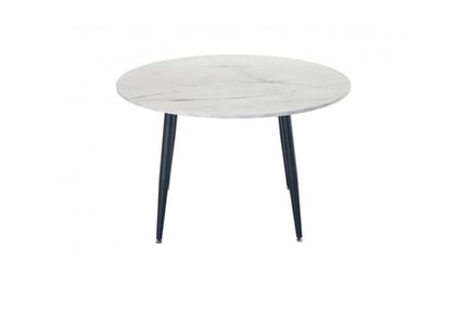 Lisa Marble Effect Dining Table - Round or Rectangular!