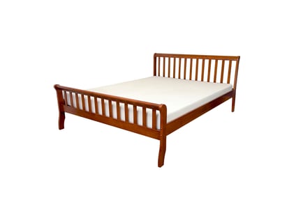 Milan Traditional Dark Wooden Bed - Double or King!