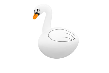 Inflatable Swan Floating Pool Light