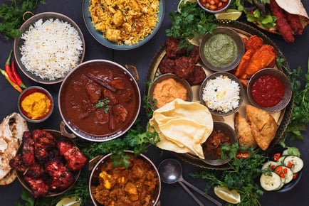 3-Course Indian Dining & Wine for 2 - Derby